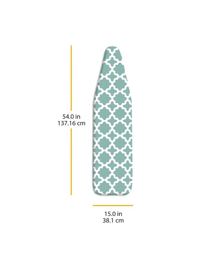 Whitmor Deluxe Scorch Resistant Ironing Board Cover, Turquoise - Image 3